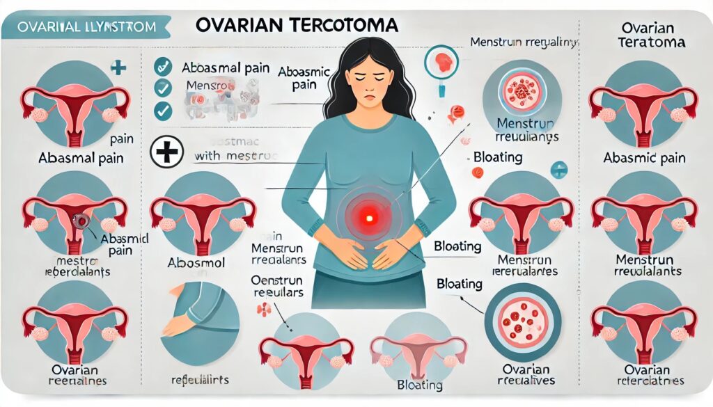 난소 기형종의 증상